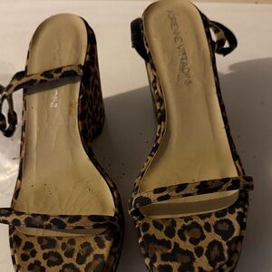 Adrienne Vittadini Animal Print Heels